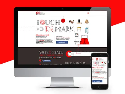 DEmark Award 2015 award competition demark design mobile red responsive touch web