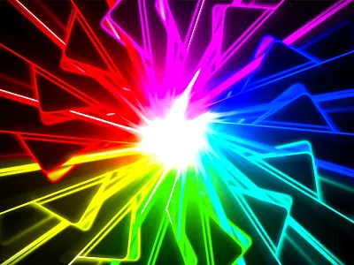 New VJ Loop 3d abstract after effects cinema 4d loop rainbow vj