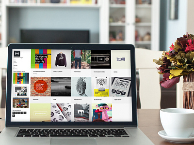 My new website flat minimal modern responsive design simple ui user interface ux web design
