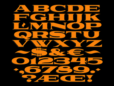 Heavyweight Typeface - Platform (WIP) alphabet font font design lettering sign painting type type design typeface typography