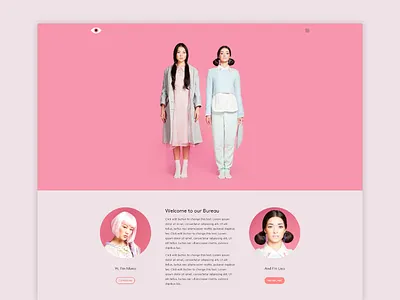 Mona/Lisa Bureau Demo agency lisa mona openmarco pink portfolio premium rose theme wordpress