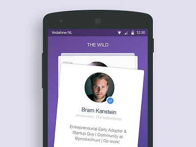 Wildcard for Android is coming android app android card app design card card layout card ui material card material design mobile ui ui design