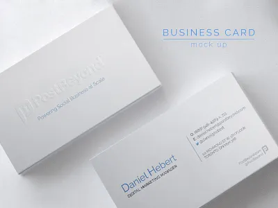 New Business Card Design business card bussiness card graphic design minimal mock up modern simple stationary