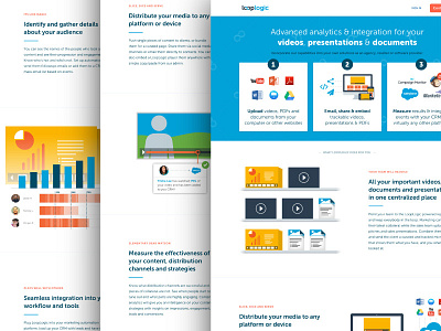 Looplogic New Design landing page looplogic ui ux web design