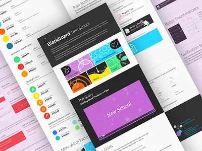 LIVE - Blackboard: New School site animation app blackboard education illustration learn marketing mobile student teacher video web design