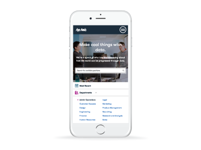 Jobs Page Redesign mobile responsive