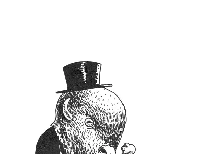 Tatonka animal bison freehand illustration texture