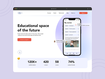 EduHub | educational platform design education educational platform main screen mobile app platform schedule ui ux uxprcess