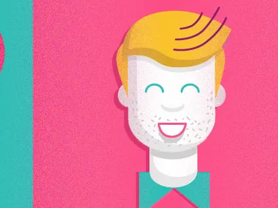 Mag Layout editorial flat grainy iillustration mag texture