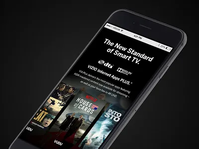 VIZIO Reference Series 2015 - Mobile envoy interface iphone mobile responsive tv vizio we are envoy website zach travis zack travis