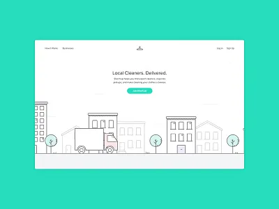 New Starchup Homepage brand clean design homepage icons illustration minimal simple startup ui web website