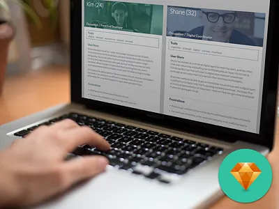 User Personas (Sketch freebie!) download freebie mockup persona sketch sketchapp user story ux