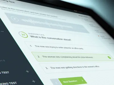 Quiz WIP app design interface quiz responsive saas survey ui ux web