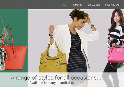 Home ecommerce responsive typography uiux