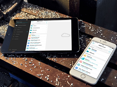 MEO Cloud animation app cloud download files ios ipad iphone meo mobile ui upload