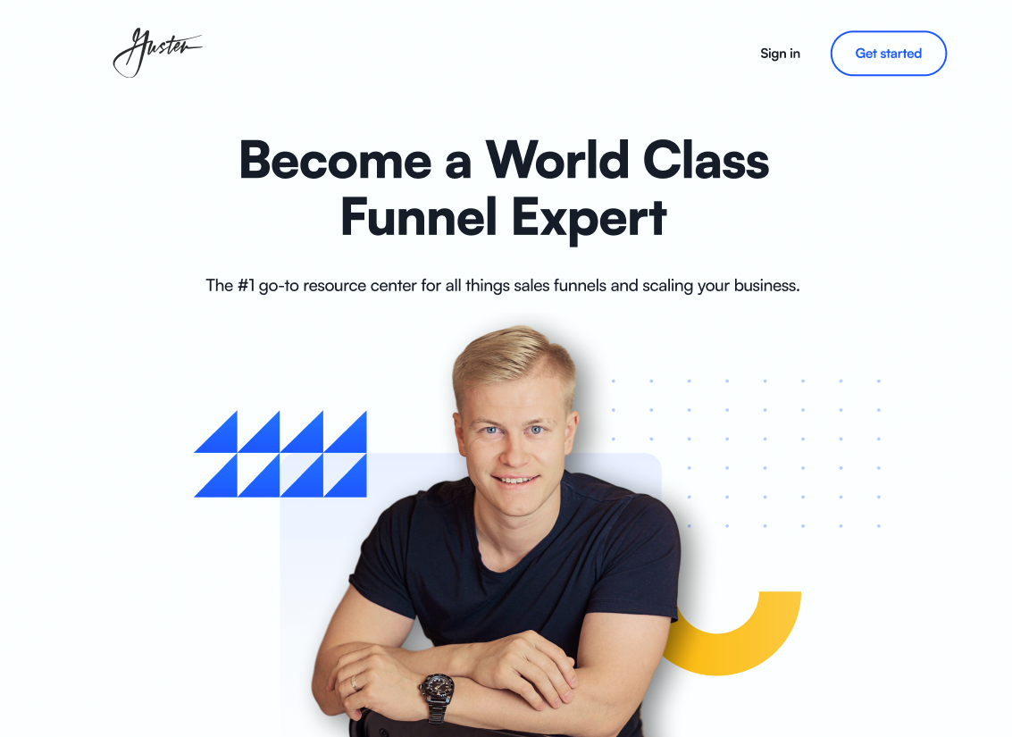 Funnel Website Design animation clean design figma funnel ui web web design website white