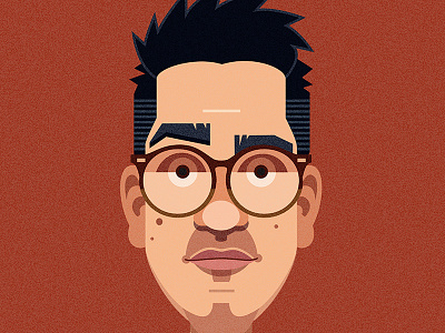 Roberto Flores comedy graphic design illustration portrait roberto flores xk9