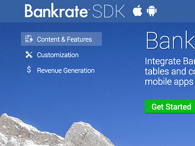 New design for Software Development Kit design sdk ui