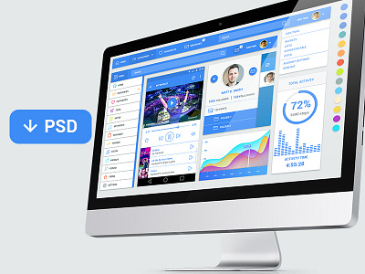 Free Summeric Material Ui Kit design free free ui free ui kit material material design summer