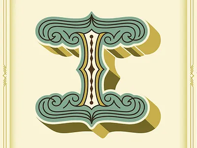 Typefight Letter "I" // Courtneyblair handdrawn type lettering type typefight typography