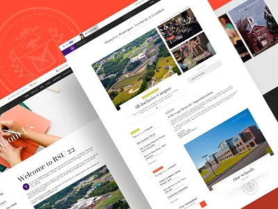 School District Network department district education interface network photoshop school web web design