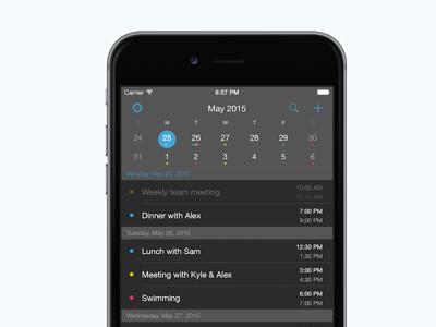 OnTop: Calendar & Reminders - Simple time manager calendar event events ios reminders schedule task todo ui
