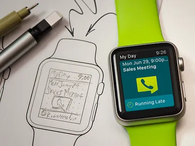 Featured Watch app: from sketch to reality apple watch featured ios mobile uxui watch wearables