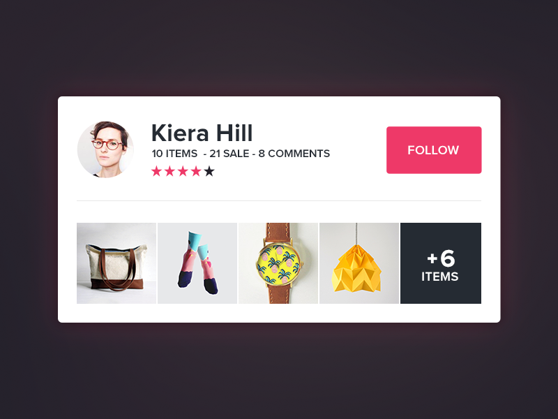 Seller Card card ecommerce list product seller shop thumbnail ui web