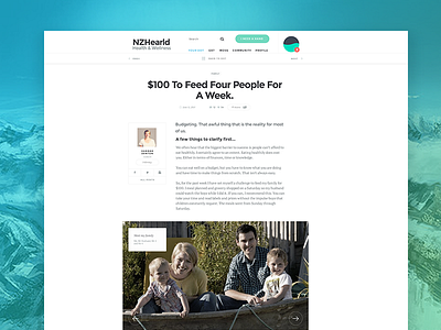 Wellness Web - Article presentation health