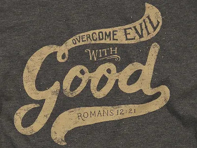 Good apparel cause christian good hand drawn lettering t shirt typography