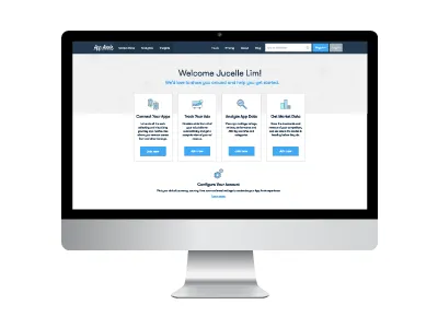 New User On-boarding Welcome Page illustration landing page website