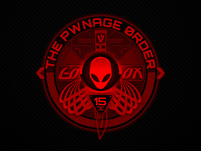 Alienware Pwnage Order Logo aliens alienware allyourbase branding hi tech logo neon red ui