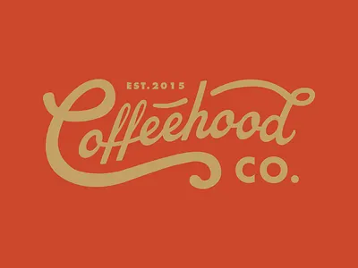 Coffeehood pt.I.II beverage branding coffee lettering shop