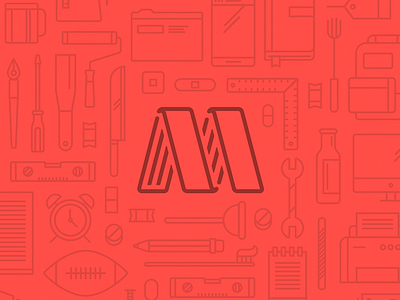"M" android apps branding logo productivity