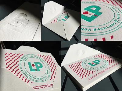 Letterpress Wedding Invitation Card and Envelope envelope invitation letterpress pantone print print art typography wedding wedding invitation