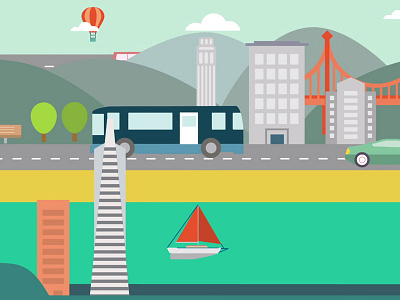 Concept video by Boostinsider effect graphic motion illustration