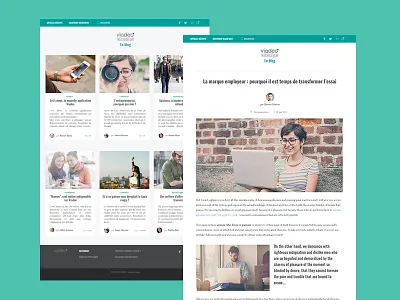 Viadeo Blog Recruteur blog clean minimalist responsive viadeo