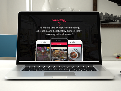 AllHealthy Homepage Concept app homepage ios