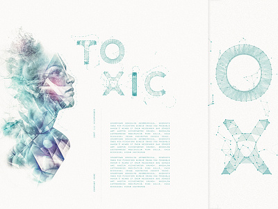 Playing Around 3d branding double exposure fractals illustration landingpage typography web