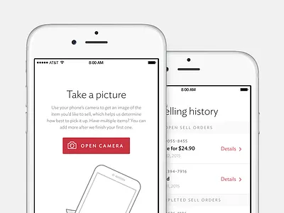Concept for Twice Selling apple concept icon illustration interface ios iphone mock mockup ui ux