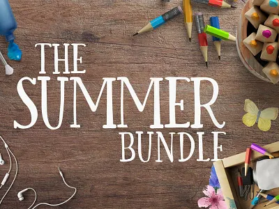 The Summer Design Bundle is Here!! bundle bundles cheap collection design designers fonts graphics sale