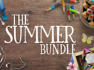 The Summer Design Bundle is Here!! bundle bundles cheap collection design designers fonts graphics sale