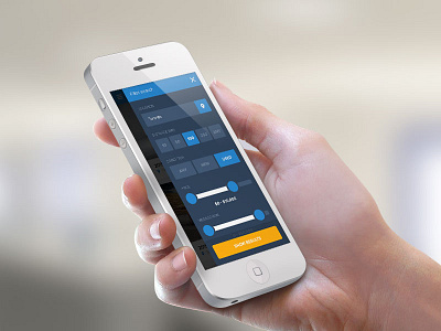 Vehicle Filter app design filter flat mobile search ui ux