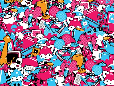 Agigen Pop Art agigen illustration pattern pop art poster