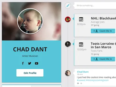 Profile Page Concept
