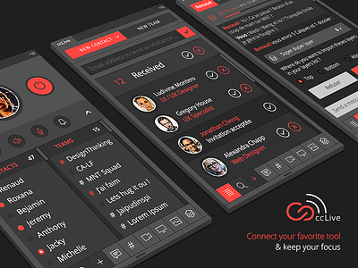 ccLive - Photoshop Plugin cclive chat connect layers photoshop plugin share ui ux videoconference