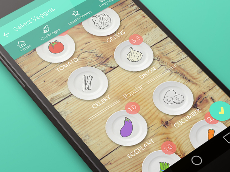 Example of Vegethon Android