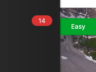 Mobile Slide Out Menu Rebound app application clean ios iphone menu mobile simple ui ux