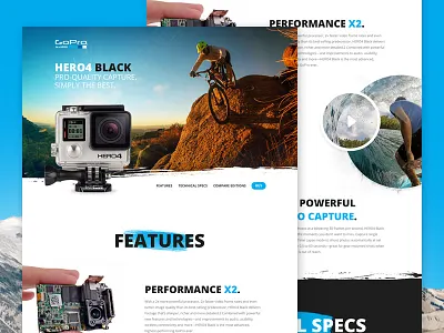GoPro Redesign webdesign
