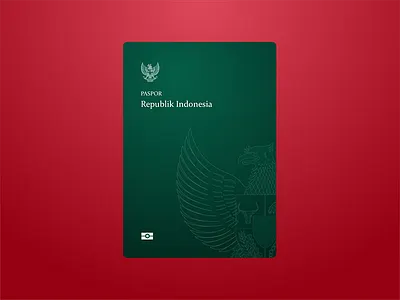Redesigned Cover for Indonesian Passport cover indonesia passport